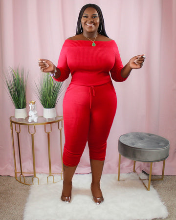Nothing Basic Jumpsuit Red